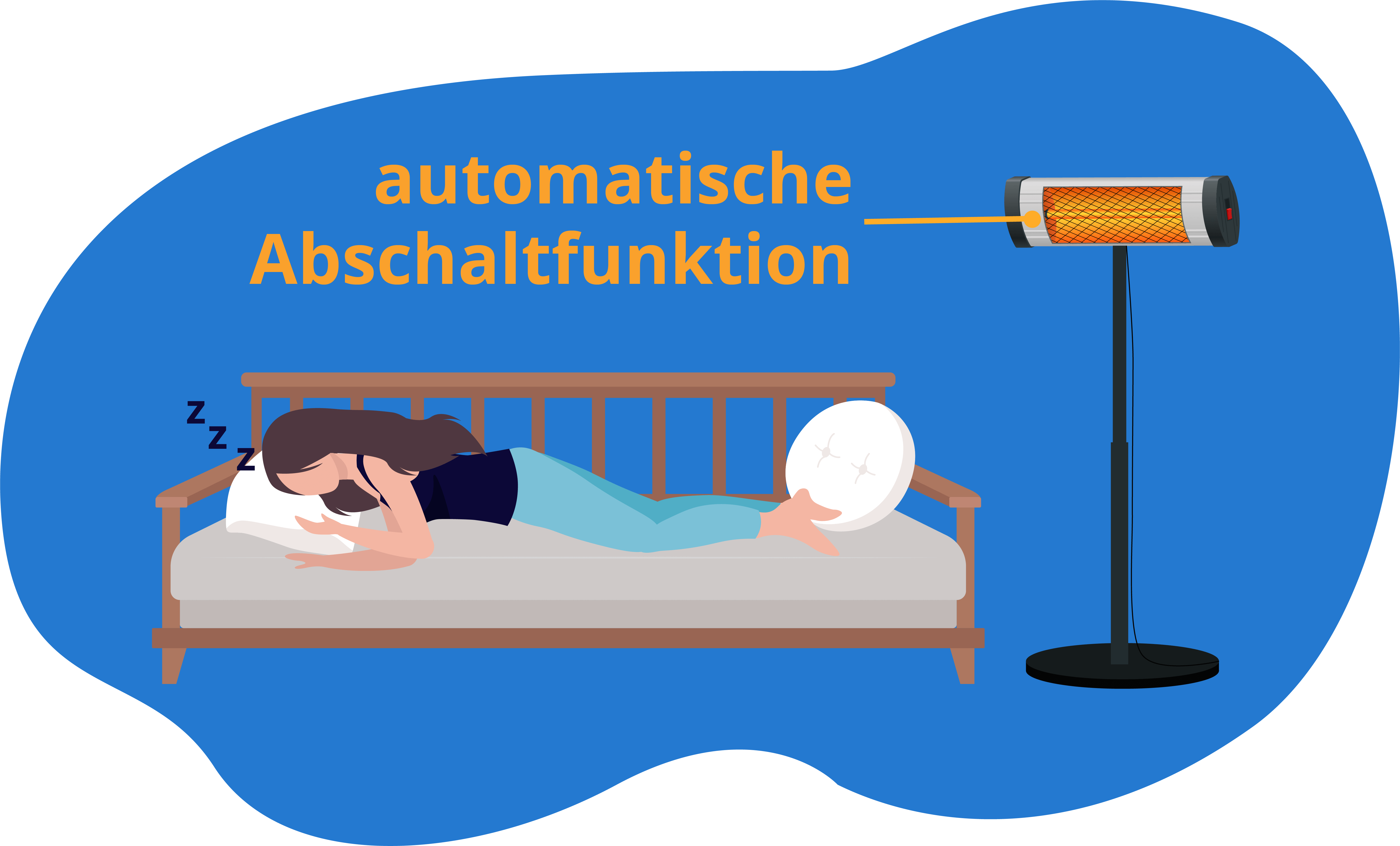 Ein guter Wärmestrahler hat eine automatische Abschaltfunktion
